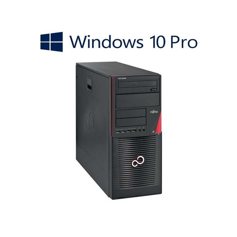 Workstation refurbished Fujitsu CELSIUS W530, Xeon E3-1240 v3, Win 10 Pro