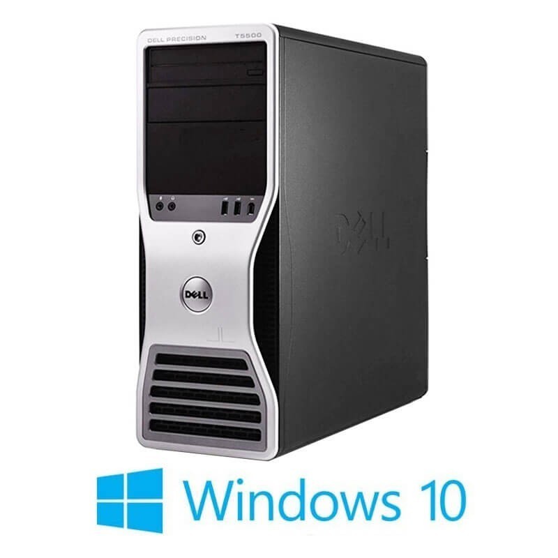 Workstation Dell Precision T5500, Hexa Core X5650, Win 10 Home